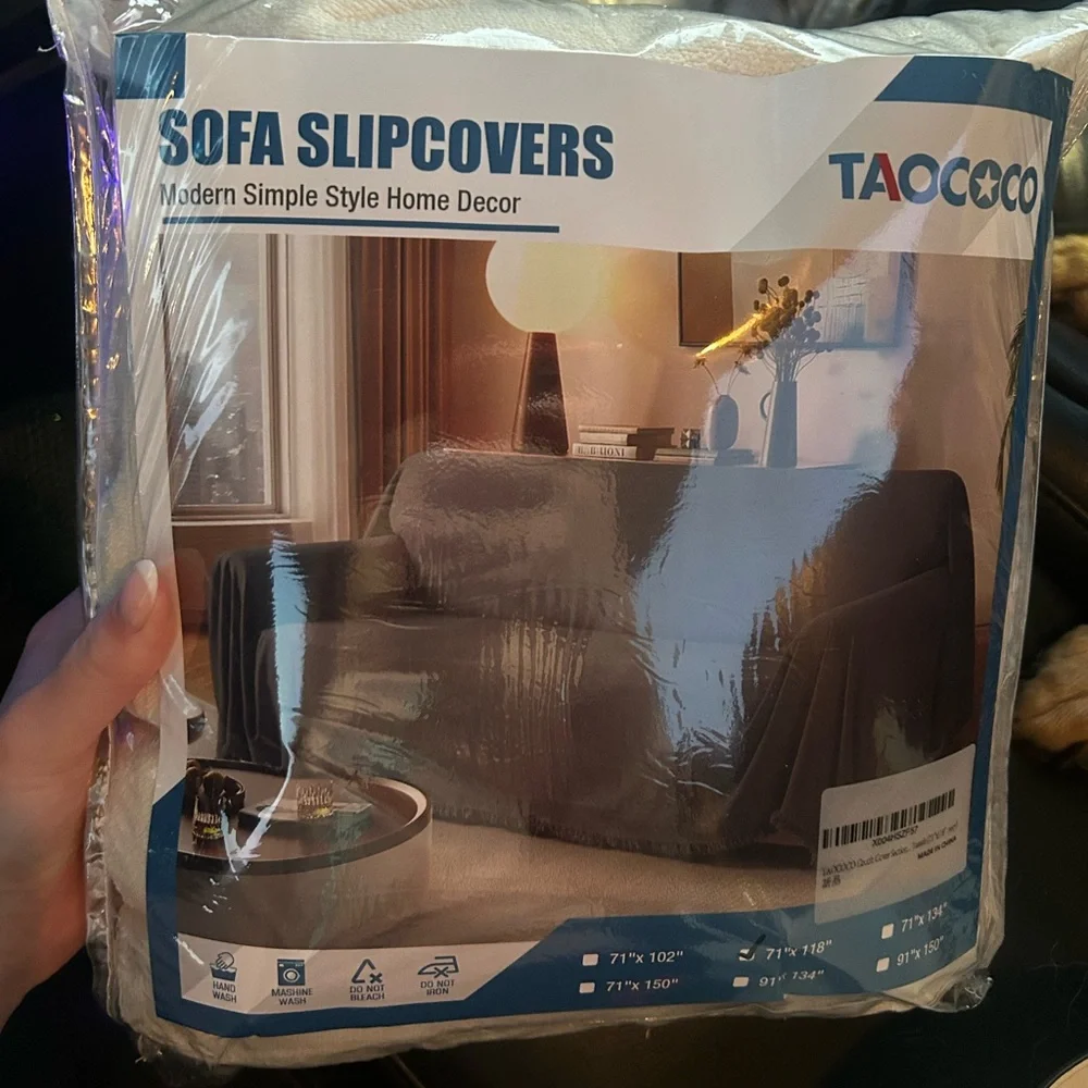 Cream Sofa Cover brand new